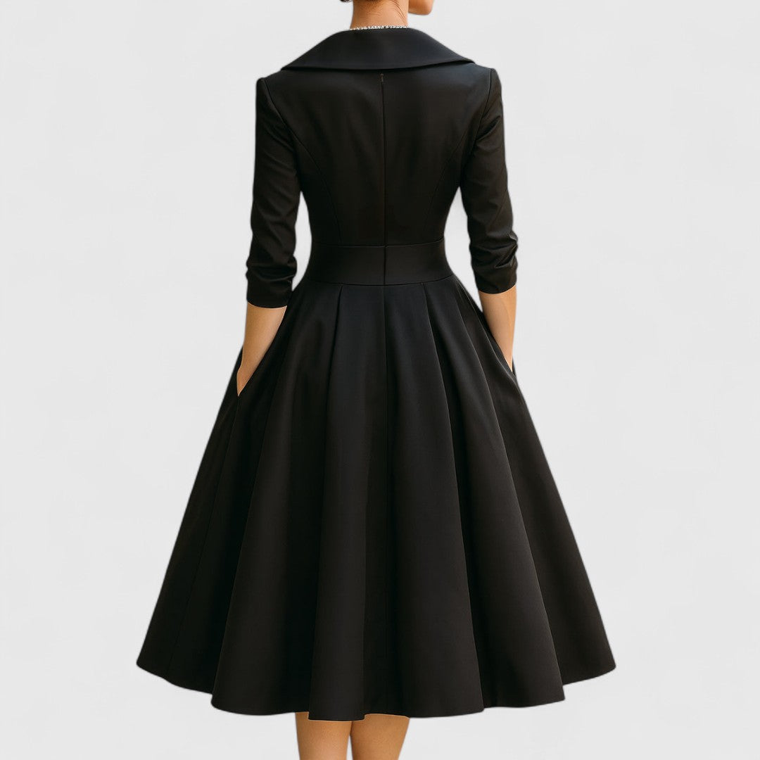 Valerie - Elegáns Midi Ruha