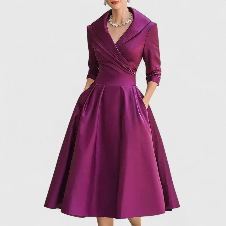 Valerie - Elegáns Midi Ruha