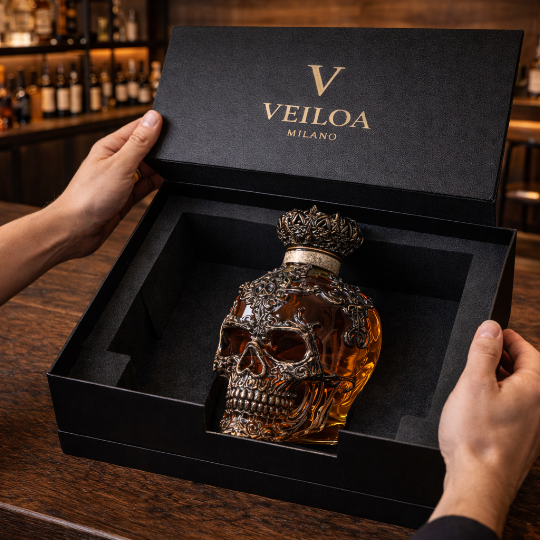 Skull Edition Whisky Bottle