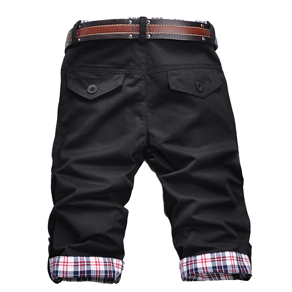Heidi – Magas minőségű rövidnadrág övvel és kockás mintával