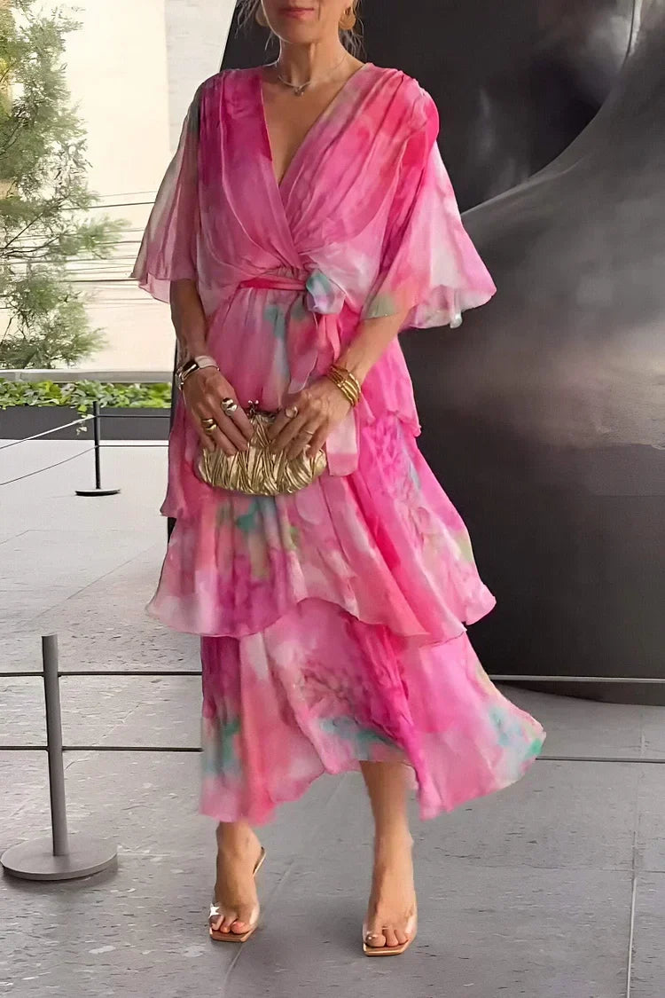 Cassia – Elegáns Chiffon Ruha