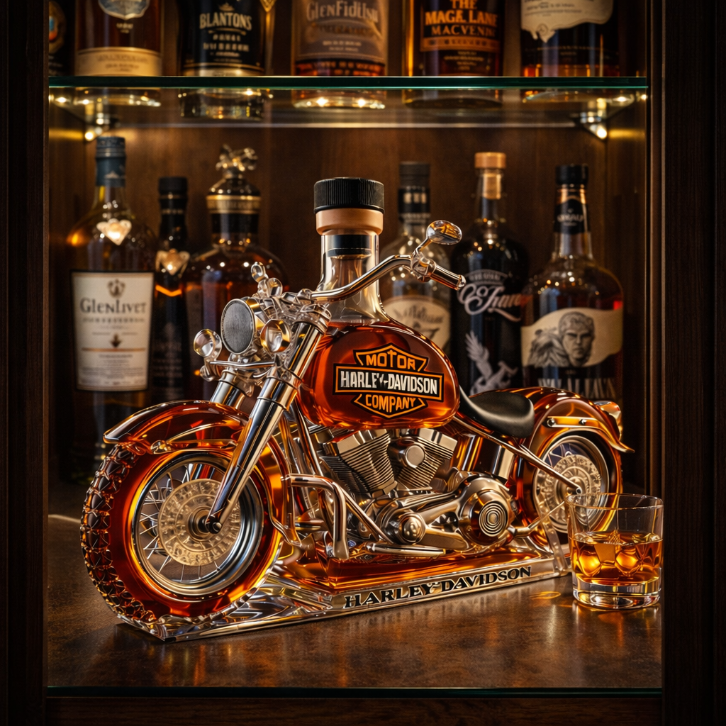 Harley-Davidson Limitált Kiadás Whisky Üveg
