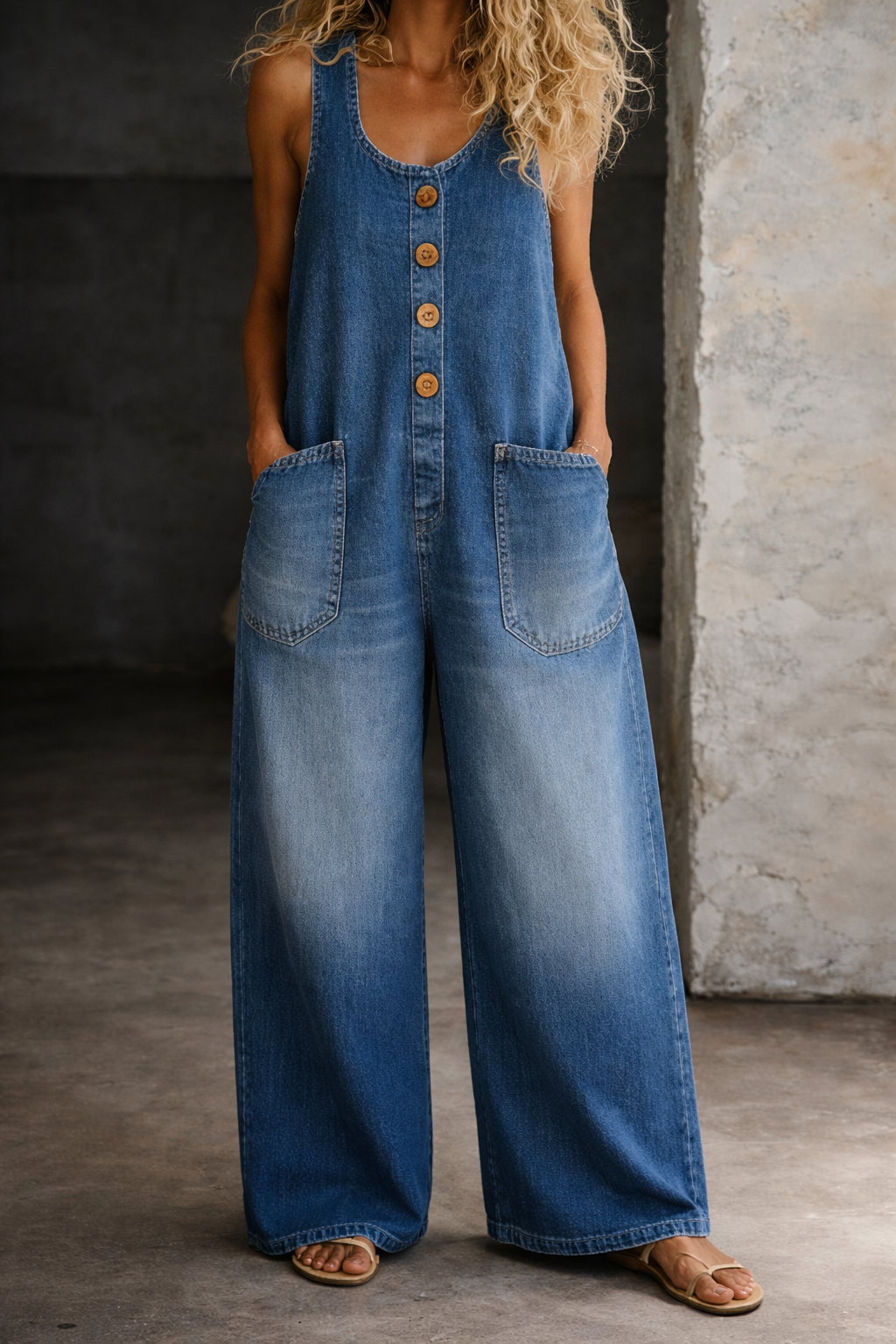 Saylor | Retro mosott pamut farmer overál