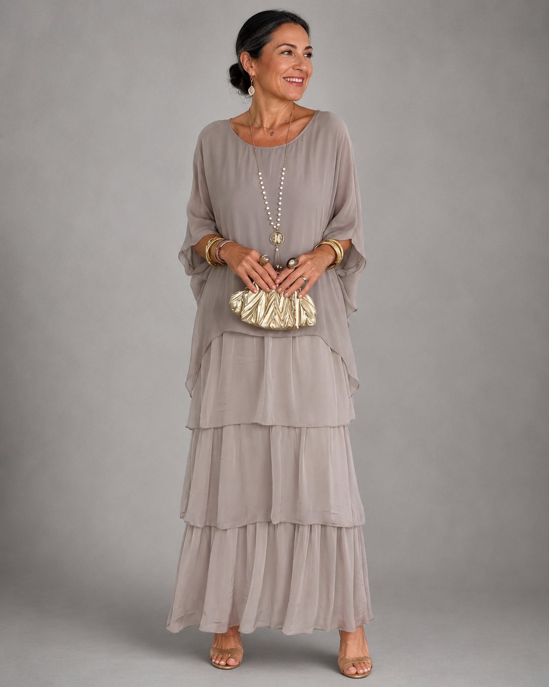 Bea™ | Elegáns, Laza Maxi Ruha