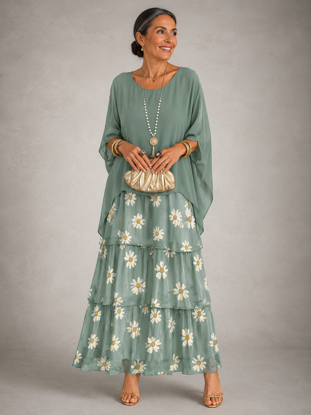 Bea™ | Elegáns, Laza Maxi Ruha