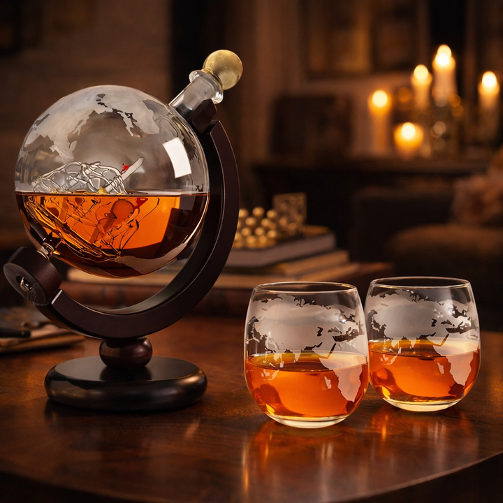 Whisky Üvegek – Világ Térkép Kiadás