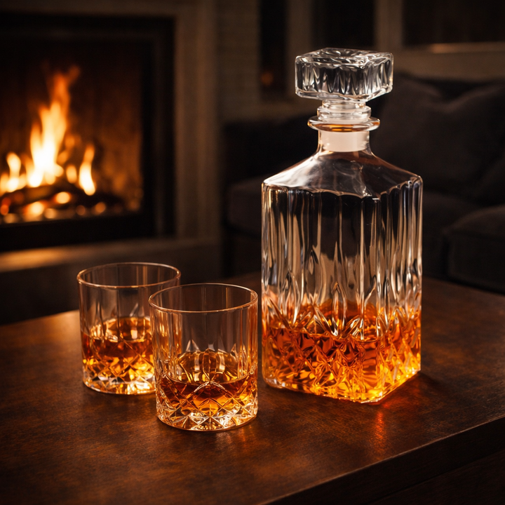 Whisky Pohár Készlet – Üveg és Poharak