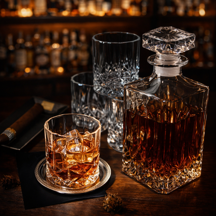 Whisky Pohár Készlet – Üveg és Poharak