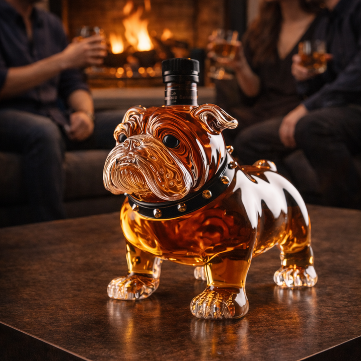 Bulldog Whisky Bottle