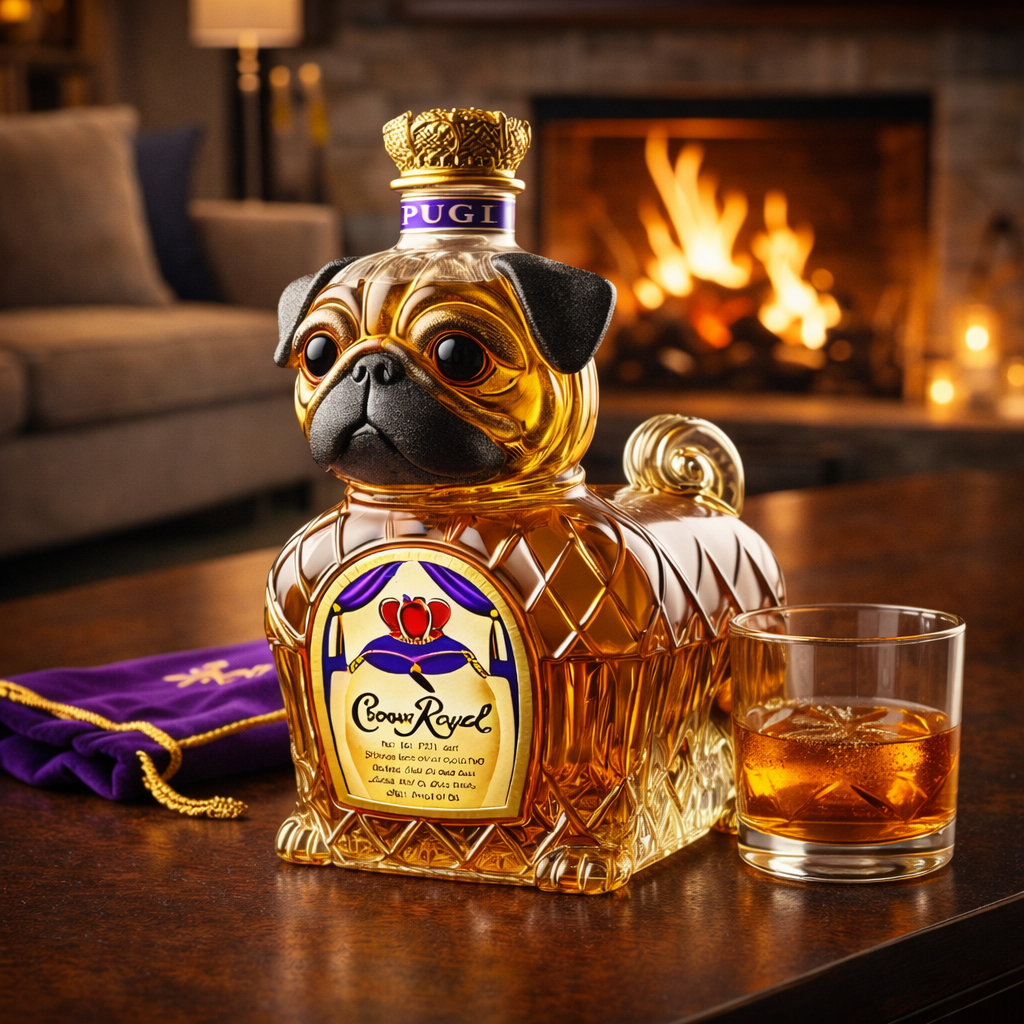 Francia Bulldog Kiadás Whisky Dekantáló
