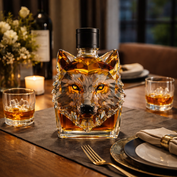 Wolf Edition Whisky Decanter