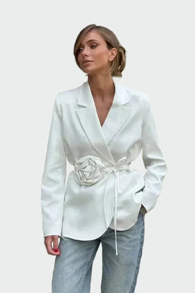 LIBUSHE - Elegáns fekete kabát