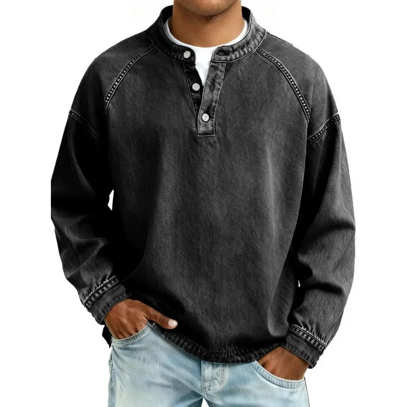 Viktor | Vintage Henley Póló