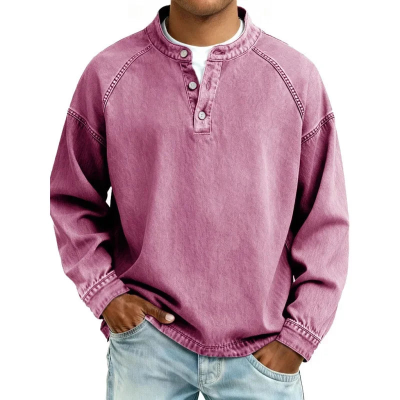 Viktor | Vintage Henley Póló