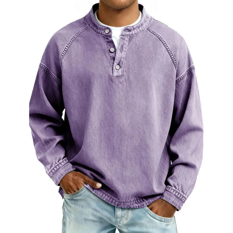 Viktor | Vintage Henley Póló