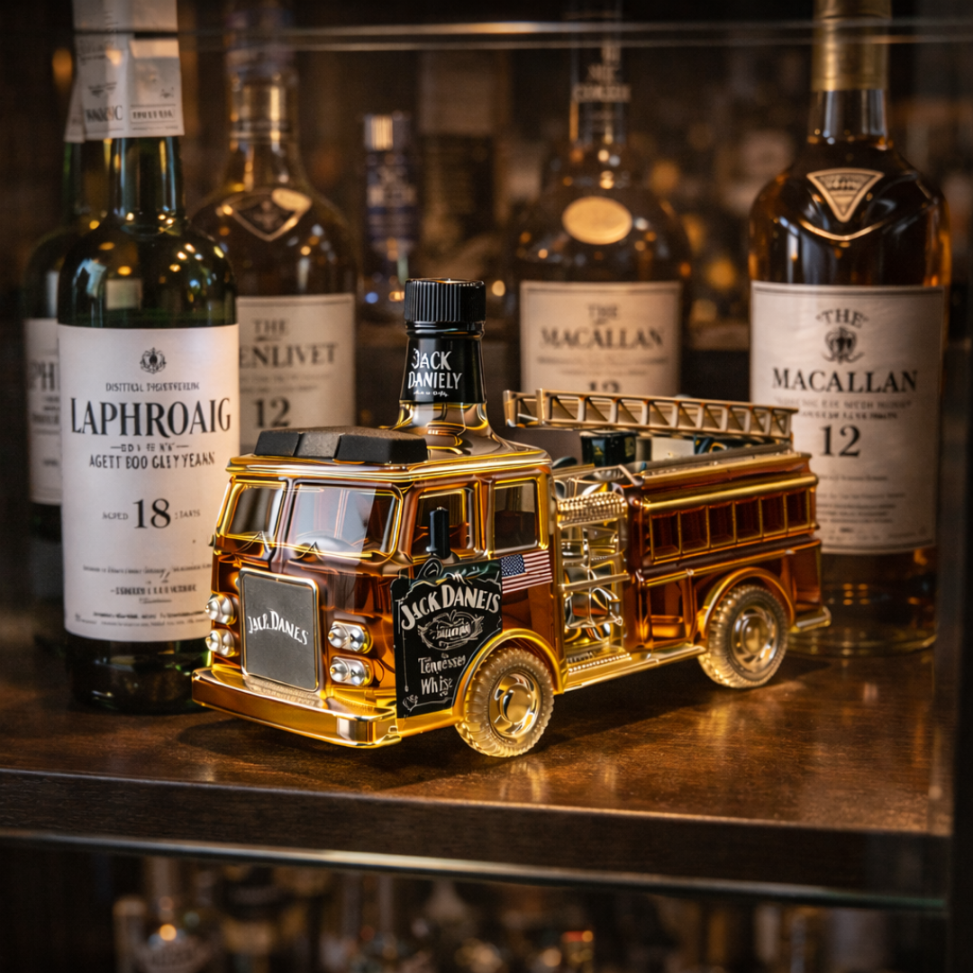 Jack Daniel's Whisky Üveg – Tűzoltó Kiadás