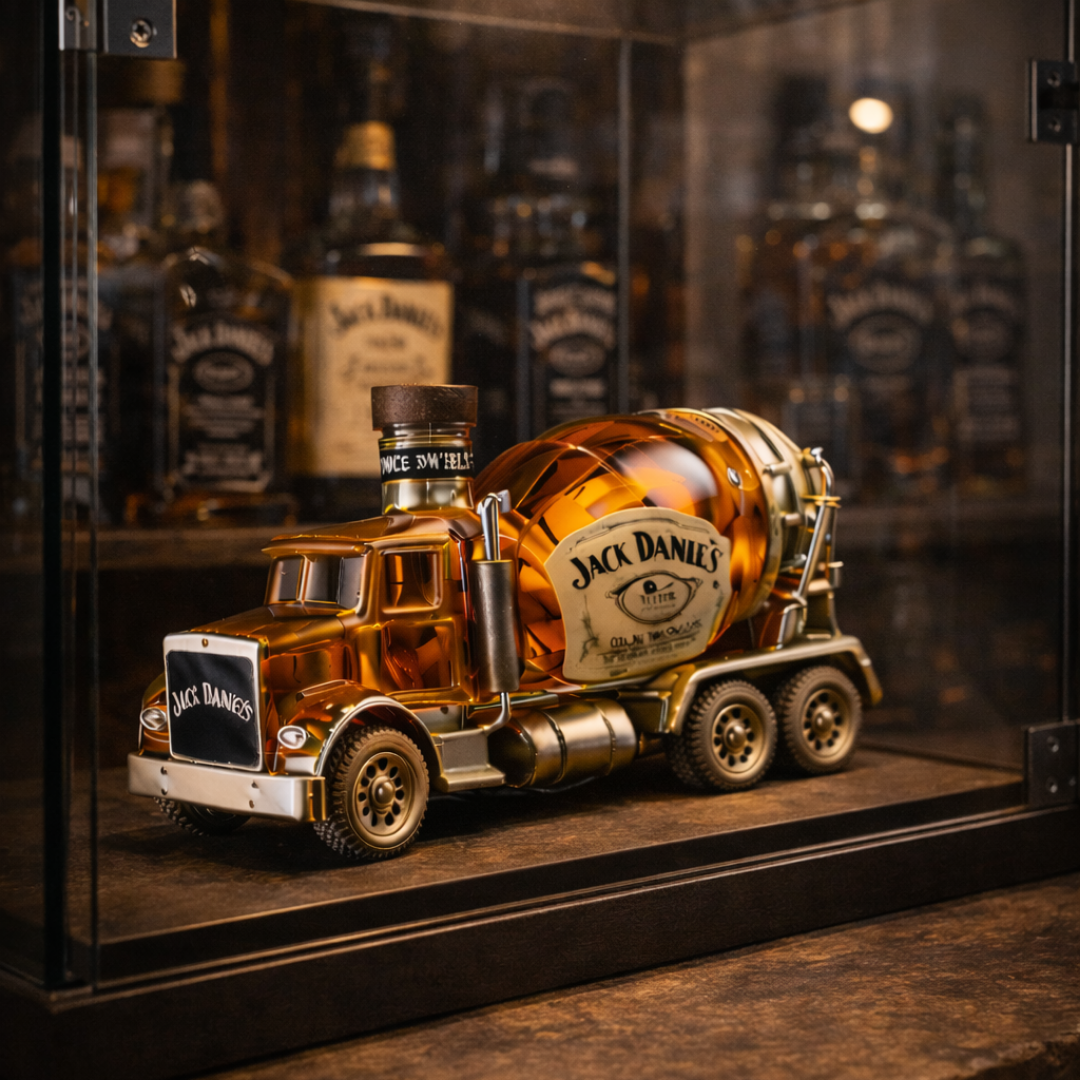 Jack Daniel's Whisky Üveg - Teherautó Limitált Kiadás