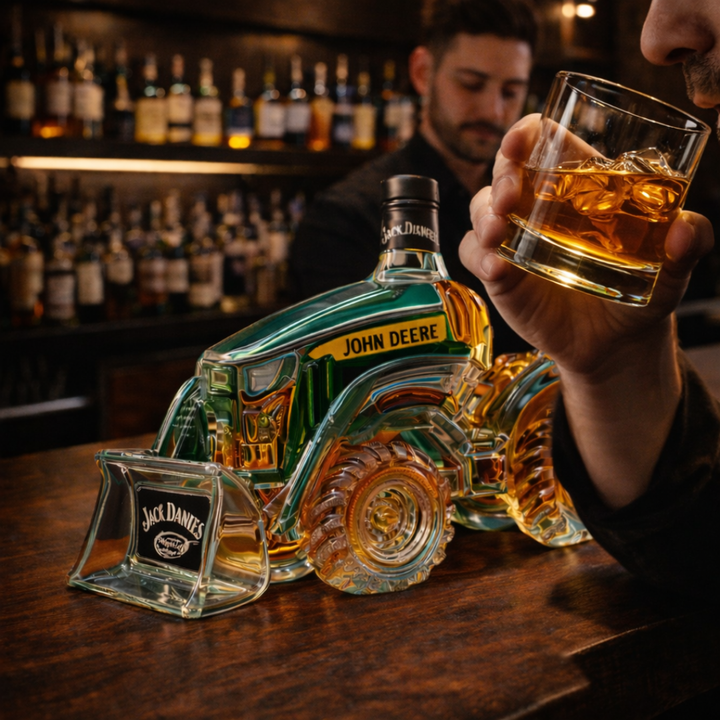 Jack Daniel's Whisky Bottle – Tractor Edition