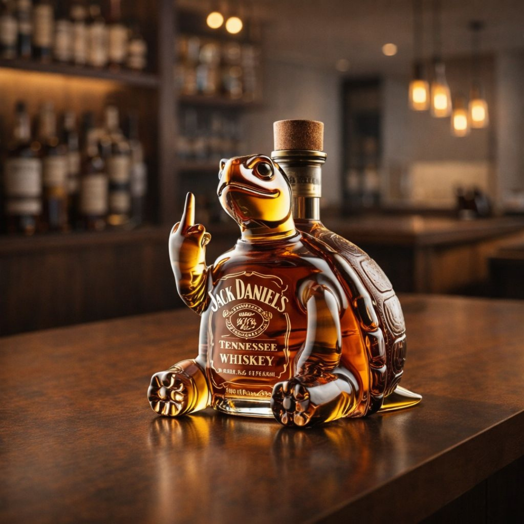 Turtle Edition Whisky Bottle