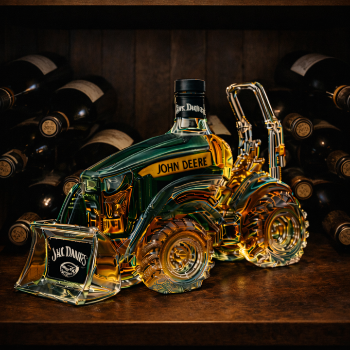 Jack Daniel's Whisky Bottle – Tractor Edition