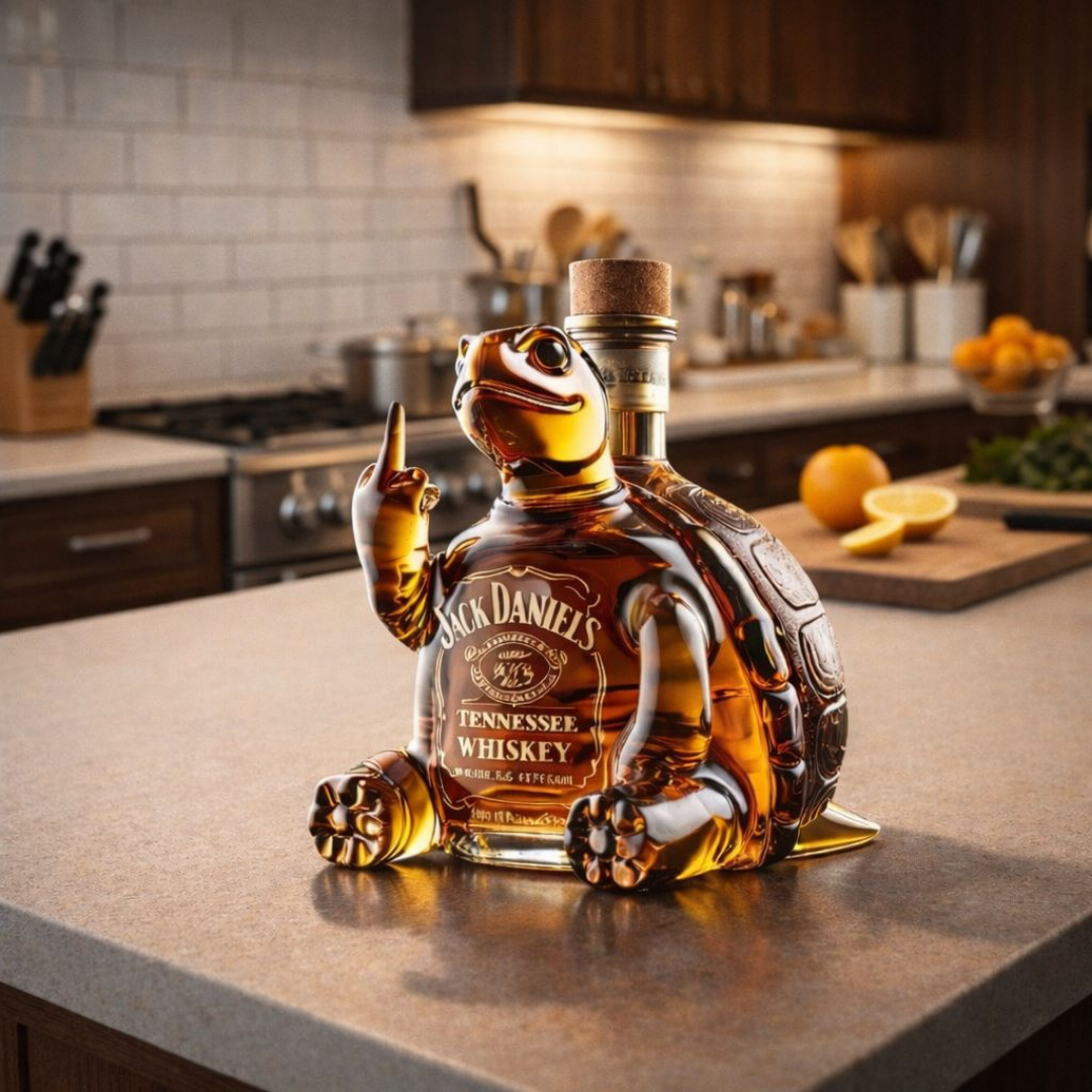 Turtle Edition Whisky Bottle