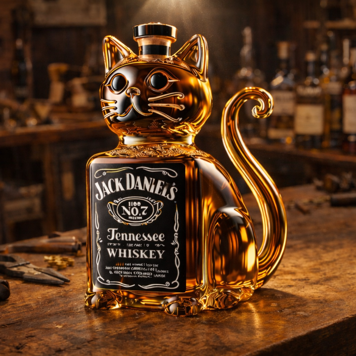 Macska Kiadás Whisky Palackok