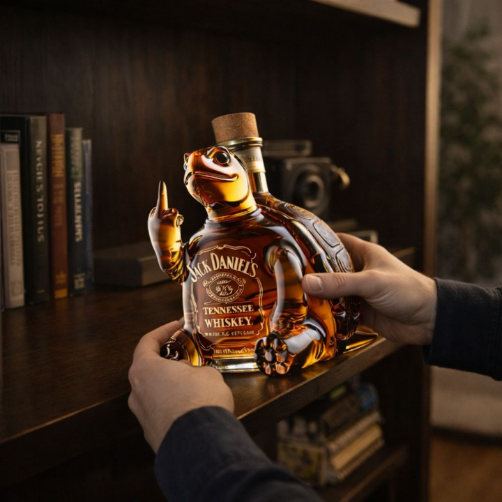 Turtle Edition Whisky Bottle