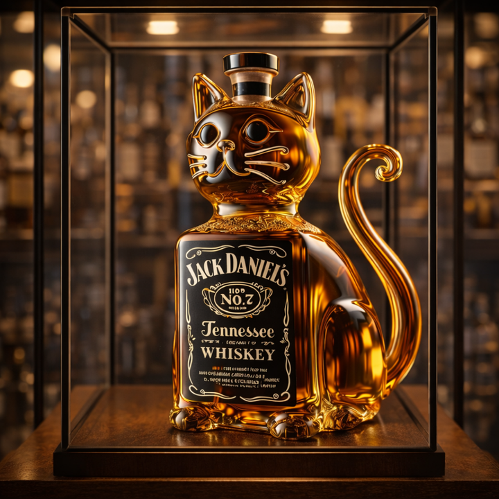 Macska Kiadás Whisky Palackok