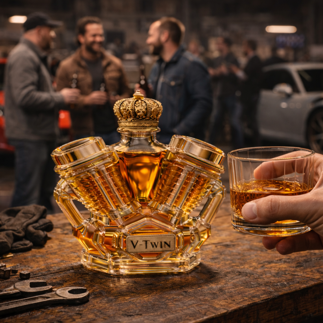 V8 Edition Whisky Bottle