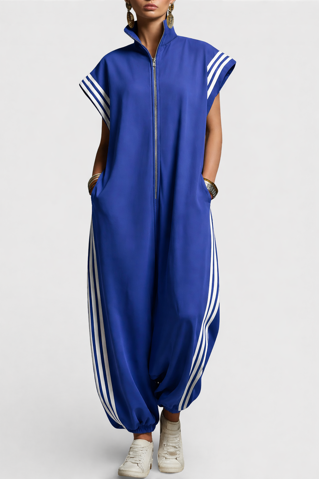 Rózsa | Zip Nyakú Jumpsuit