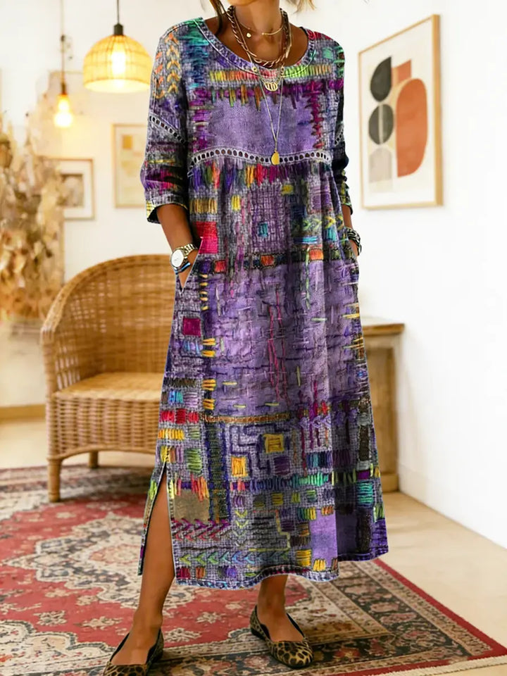 Manuela | Etnikai patchwork farmer ruha