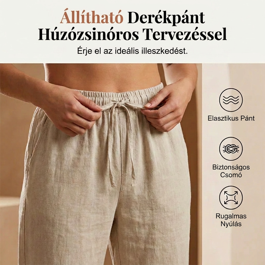 Piroska | Pamut vászon Női Rövidnadrág