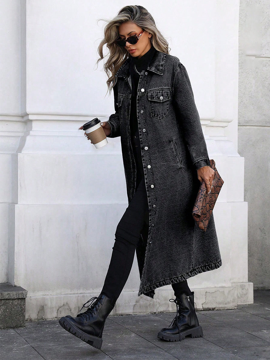 Maya | Divatos Hosszú Farmerdzseki